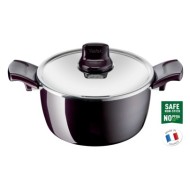 Tefal, Faitout Resist Intense Stewpot, 22 CM, Dark Red