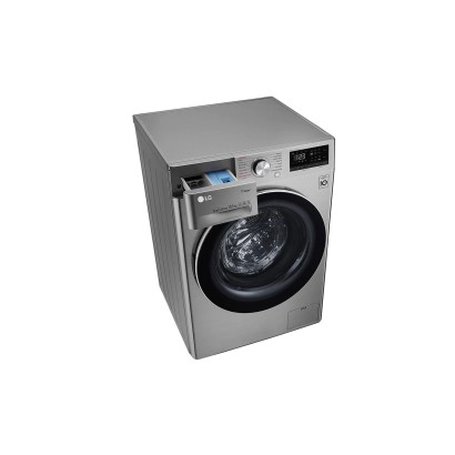 LG 10.5 KG Front Load Washing Machine, 1400 RPM, Silver