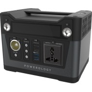 Powerology, Portable Power Generator, 62500 mAh, 200 Watts, Black