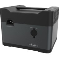 Powerology, Portable Power Generator, 62500 mAh, 200 Watts, Black