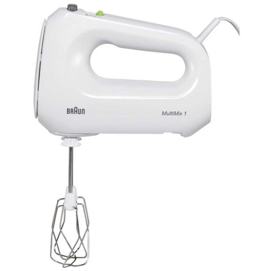 Braun, MultiMix 1 Hand Mixer, 200 Watts, White
