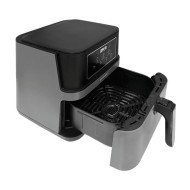 Luxell XL Fast Air Fryer, 7.5 L, 1800 Watts, Black & Grey