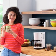 Braun, Breakfast 1 Coffee Maker, 10 Cups, White