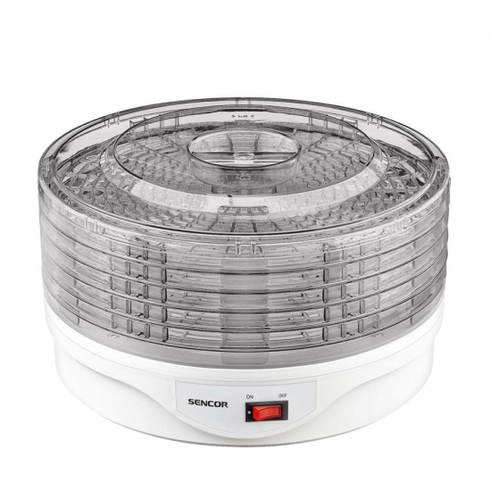 Sencor, Food Dehydrator, 9 Trays, 250 Watts, White