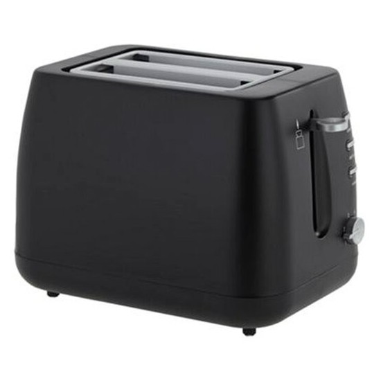 Kumtel, 2 Slice Toaster, 750 Watts, Stainless Steel / Black