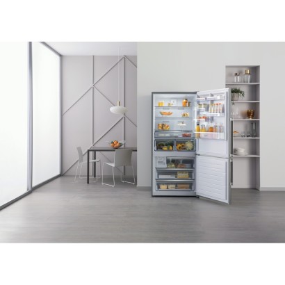 Whirlpool, Freestanding Fridge Freezer, No Frost, Silver