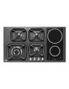 Lofra, Nettuno Gas & Induction Hob, 90 CM, Black