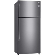 LG, Top Mount Refrigerator, Smart Inverter Compressor, 25 Cubic Feet, Dark Graphite Color