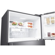 LG, Top Mount Refrigerator, Smart Inverter Compressor, 25 Cubic Feet, Dark Graphite Color