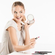 Beurer, Illuminated Handbag Mirror With Power Bank, White