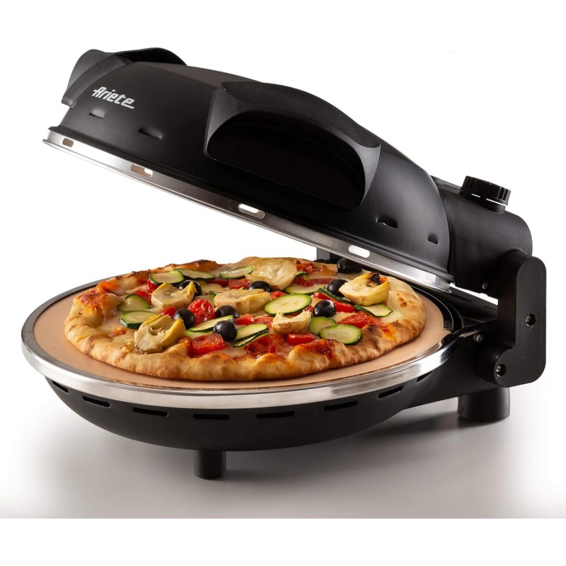 Ariete, Pizza in 4 Minutes Multi-use Pizza Oven, 1200 Watts, Black