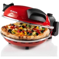 Ariete, Pizza in 4 Minutes Multi-use Pizza Oven, 1200 Watts, Black / Red