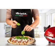 Ariete, Pizza in 4 Minutes Multi-use Pizza Oven, 1200 Watts, Black / Red