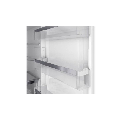 Teka, Maestro Combi Refrigerator, 192 CM, Inverter, Glass Black