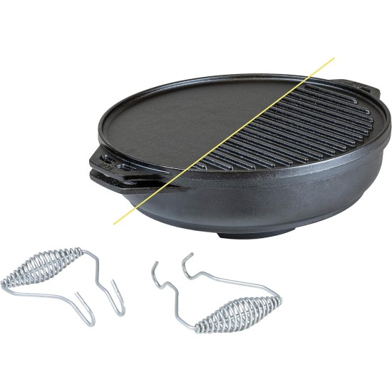 Lodge, Cast Iron Cook-It-All Kit, 5 Pieces, Heavy Duty, Black