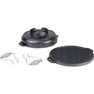 Lodge, Cast Iron Cook-It-All Kit, 5 Pieces, Heavy Duty, Black