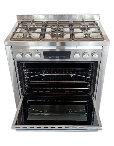 Tecnogas, Gas Cooker Oven, 90 CM, Stainless Steel