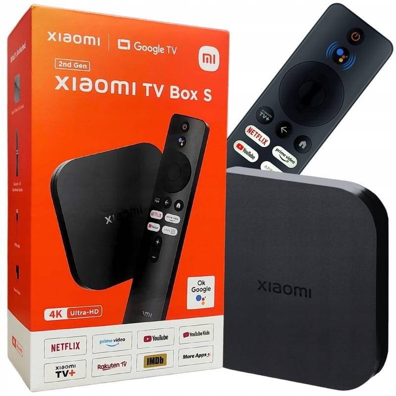 Mi TV Box S 2nd Gen Google TV, 4K, Black