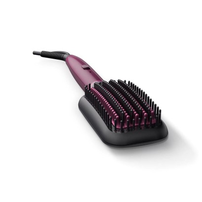 Philips, Heated Straightening Brush, Purple