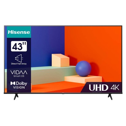 Hisense, 4K Ultra HD Smart TV, 43 Inches