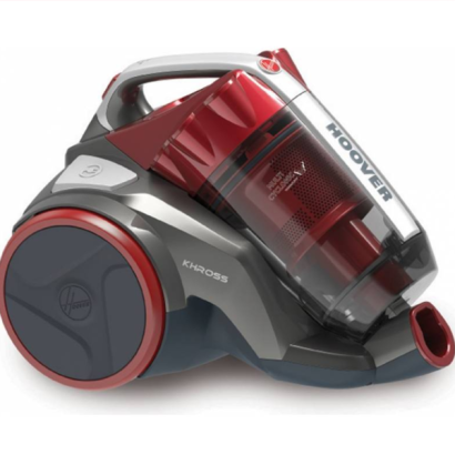 Hoover Canister Vacuum Cleaner, Bagless, 800 Watts, Red
