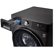 LG WM 12/8kg Washer & Dryer, AI DD™, Black Steel Color