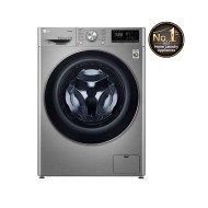 LG Washer, 8 Kg, Bigger Capacity, AI DD, Steam, Silver