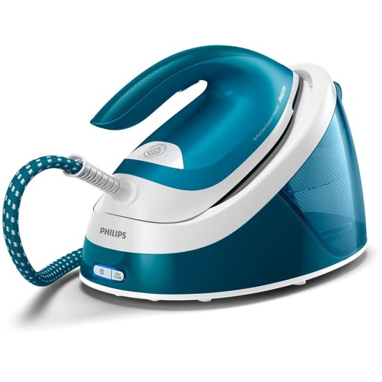 Philips, Perfect Care Compact Essential Steam Generator Iron, 2400 Watts, 1.3 L, Blue