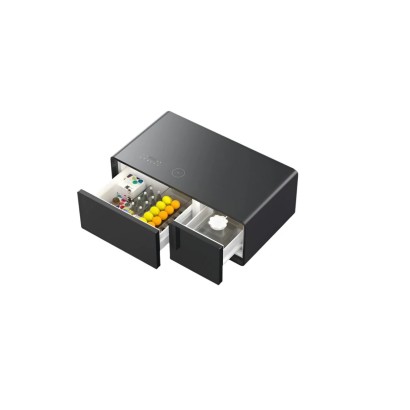 EchoChill Smart Coffee Table with Fridge & Bluetooth Speaker