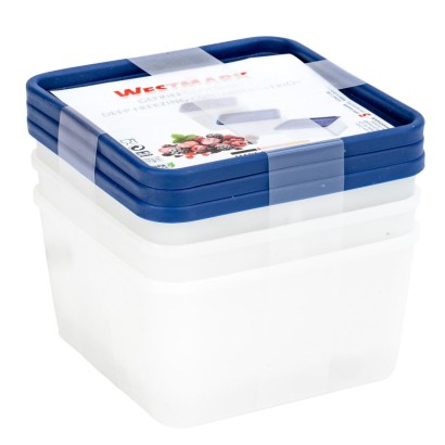 Westmark, 4 Deep Freezing Containers , 0.5 L