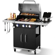 Grill Meister, 3 In1 Stainless Steel Gas Grill