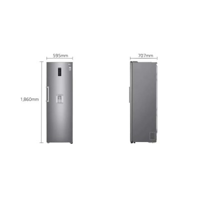 LG Twin Freezer, Smart Inverter 324L Stainless