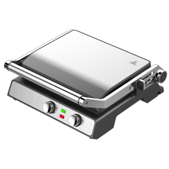Campomatic 2000 Watts Contact Grill, Stainless Steel