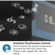 Philips Dual Air Fryer, 9L, 2750W, Black