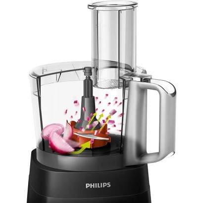 Philips Food Processor, 750 Watts, Black