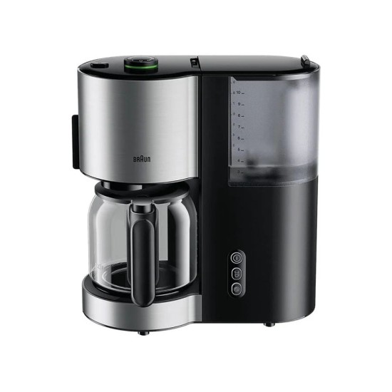Braun Coffee Maker, 1000W, Silver