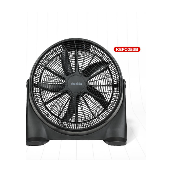 Dacakila 20" Silent Floor Fan, Black