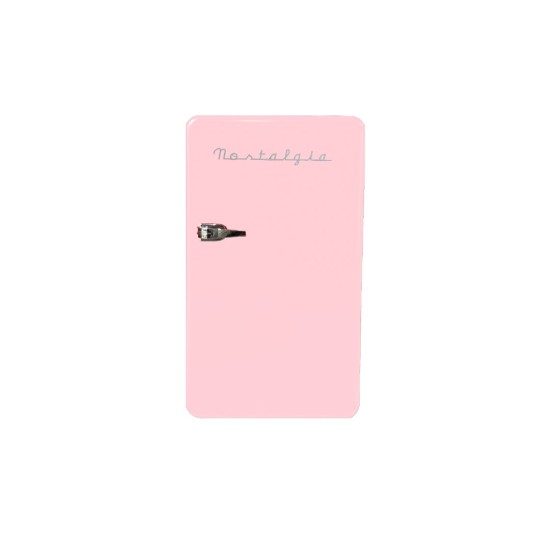 Nostalgia Retro Fridge One Door, Pink