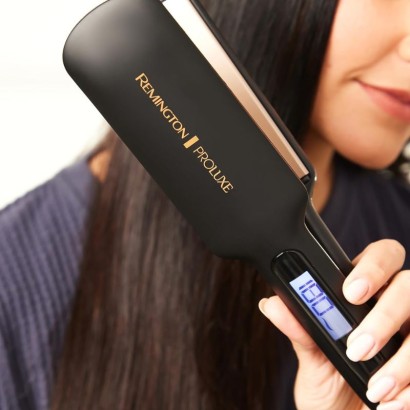 Remington Proluxe Midnight Wide Plate Hair Straightener