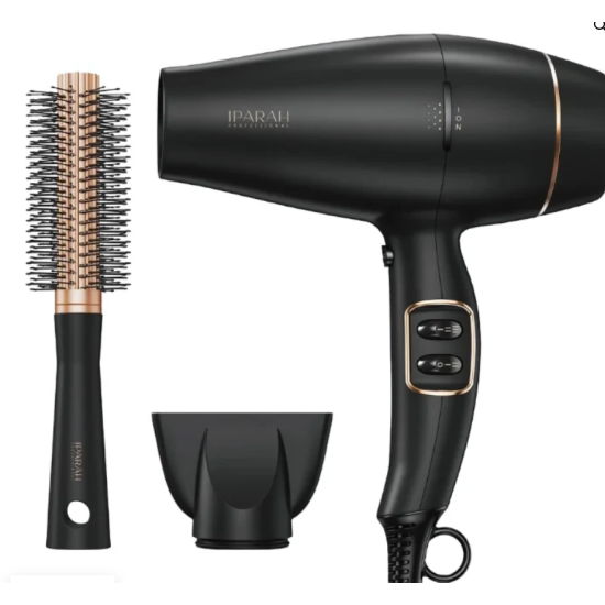 IPARAH Professional Salon Electric Hair Blow Dryer, 2200 Watts, Black