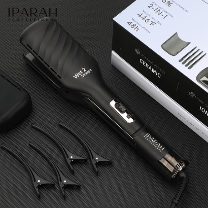 IPARAH 2 In 1 Dry & Straight Hair Negative ION Professional Hot Air Styler