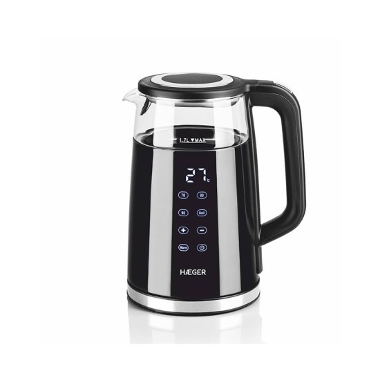 Haeger Dig Glass Kettle, 2200 Watts, 1.7 L