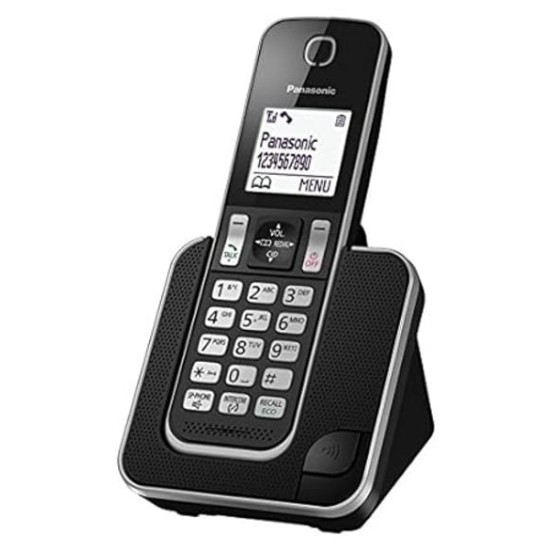 Panasonic Digital Cordless Phone, Black