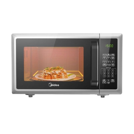 Midea 25 L Microwave, 900 Watts, Light Silver