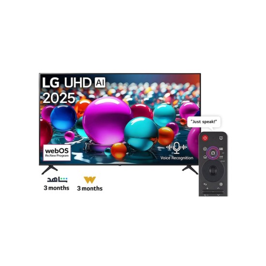 LG 55" LED Smart TV, 4K UHD, AI Magic Remote, Webos25