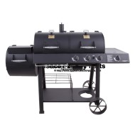 Charbroil Oklahoma Joeâ€™sÂ® Longhorn Combo Charcoal Gas Smoker & Grill