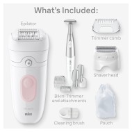 Braun Silk-épil 5 Wet & Dry Epilator, Lasting Smooth Skin