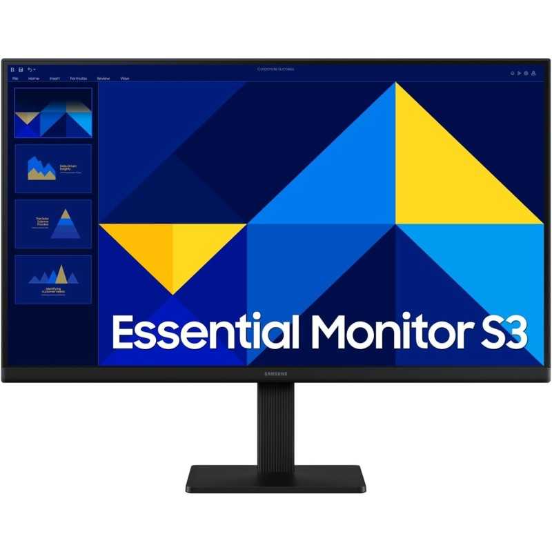 Samsung 24" FHD Essential Monitor, 100Hz Refresh Rate, 5MS, HDMI