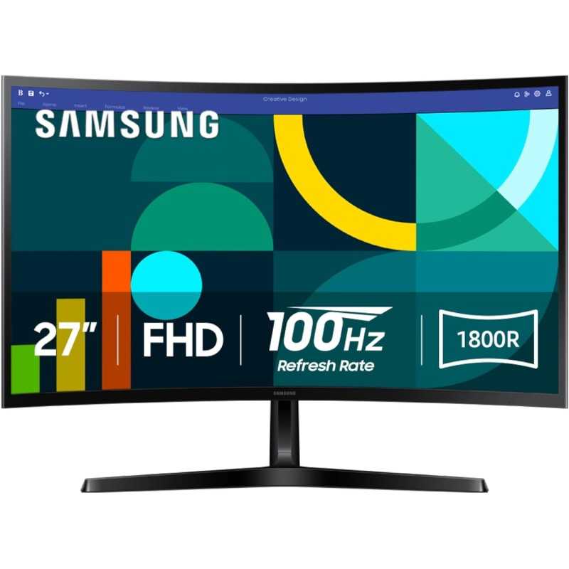 Samsung 27" Essential S3 Series FHD Curved Computer Monitor
