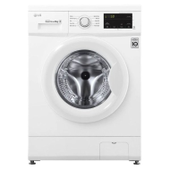 LG 8KG Front Load Washer, Direct Drive Motor, 6 Motion, White